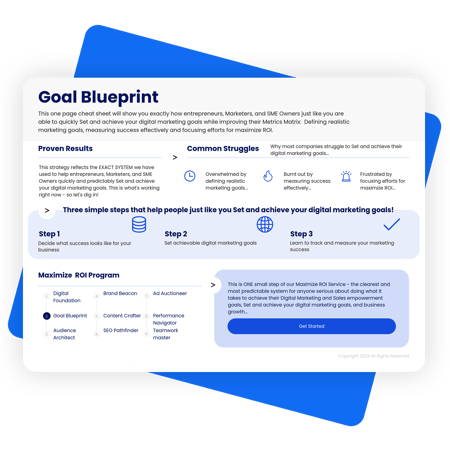 Goal-blueprint